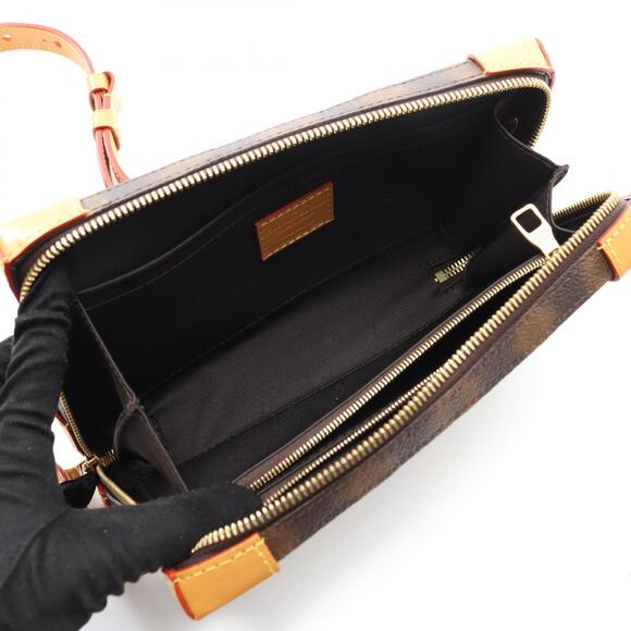 Louis Vuitton Trunk Shoulder Bag Canvas Leather Monogram Brown - Picture 3 of 6